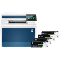 Koop HP Color LaserJet Pro MFP 4302dw + 1 set extra XL toners - 6151117998934