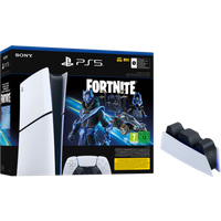 Koop PlayStation 5 Slim Digital Edition + Fortnite Voucher + Oplaadstation - 6151118284296