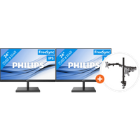 Koop Philips 245E1S Duo Pack + NewStar FPMA-D550DBLACK - 7423400250241