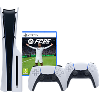 Koop PlayStation 5 Slim Disc Edition + FC 25 + Extra Controller Wit - 6151116870866