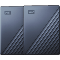 Koop WD My Passport for Mac Type C 2TB Blauw - Duo pack - 6090322296230