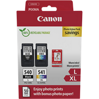 Koop Canon PG540L x2/CL541 XL Cartridges Combo Pack - 8714574679716