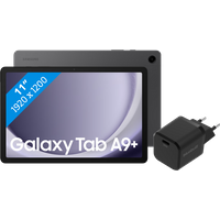 Koop Samsung Galaxy Tab A9 Plus 11 inch 128GB Wifi Grijs + BlueBuilt Oplader - 6151115477486