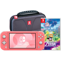 Koop Nintendo Switch Lite Koraal + Zelda: Echoes of Wisdom + Bigben Beschermtas - 6151116934988