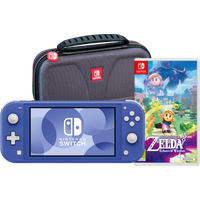 Koop Nintendo Switch Lite Blauw + Zelda: Echoes of Wisdom + Bigben Beschermtas - 6151116938924