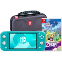 Koop Nintendo Switch Lite Turquoise + Zelda: Echoes of Wisdom + Bigben Beschermtas - 6151116947902