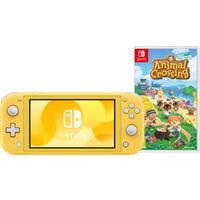 Koop Nintendo Switch Lite Geel + Animal Crossing New Horizons - 9506793456273