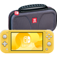 Koop Nintendo Switch Lite Geel + Bigben Beschermtas - 7423402542528