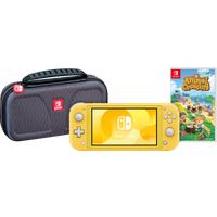 Koop Nintendo Switch Lite Geel + Animal Crossing New Horizons + Bigben Beschermtas - 7423402566500