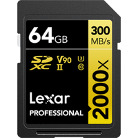 Koop Lexar PRO Gold 64GB SDXC - 843367120857