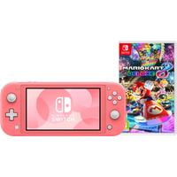 Koop Nintendo Switch Lite Koraal + Mario Kart 8 Deluxe Switch - 6095610393363