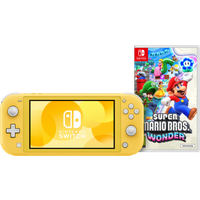 Koop Nintendo Switch Lite Geel + Super Mario Bros. Wonder - 6095627644656