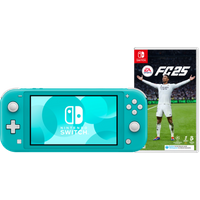 Koop Nintendo Switch Lite Turquoise + EA Sports FC 25 - 6151116917905