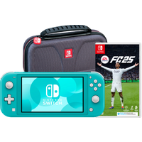 Koop Nintendo Switch Lite Turquoise + EA Sports FC 25 + Bigben Beschermtas - 6151116917912