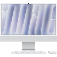 Koop Apple iMac 24 inch M4 (10 core CPU/10 core GPU) 16GB/512GB Zilver QWERTY - 195949595141