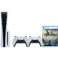 Koop PlayStation 5 Slim Disc Edition + Hogwarts Legacy + Extra Controller Wit - 6095646956914