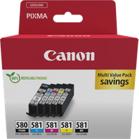 Koop Canon PGI-580/CLI-581 Cartridges Combo Pack - 8714574652160