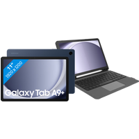 Koop Samsung Galaxy Tab A9 Plus 11 inch 64GB Wifi Blauw + BlueBuilt Toetsenbord Hoes QWERTY - 6151120288282
