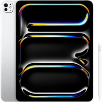 Koop Apple iPad Pro (2024) 13 inch 512 GB Wifi + 5G Zilver + Apple Pencil Pro - 6151115027056