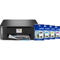 Koop Brother DCPJ1140DW + 1 set extra XL cartridges - 6151116139130