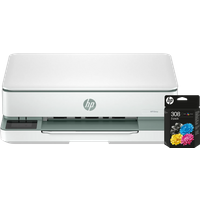 Koop HP ENVY 6130e + 1 set extra cartridges - 6151118383364