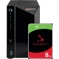 Koop ASUSTOR AS3302T v2 + Seagate Ironwolf 8TB - 6151123489419
