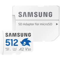 Koop Samsung MicroSDXC PRO Plus 512GB Sonic the Hedgehog - 8806095844640