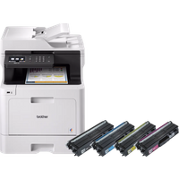 Koop Brother MFC-L8690CDW + 1 extra set toners - 6151117165183