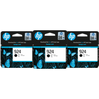 Koop HP 924 Cartridge Zwart Triple Pack - 6151117072023