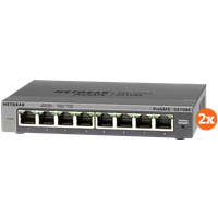 Koop Netgear GS108E Duo Pack - 9509793377586