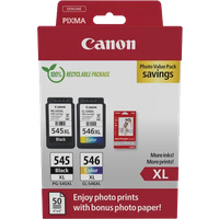 Koop Canon PG545XL/CL546XL + Canon GP-501 Fotopapier - 8714574630809
