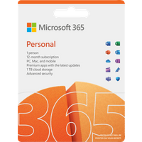 Koop Microsoft Office 365 Personal EN Abonnement 1 jaar - 196388213078