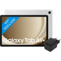 Koop Samsung Galaxy Tab A9 Plus 11 inch 6GB/128GB Wifi Zilver + BlueBuilt Oplader - 6151125419421
