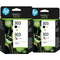 Koop HP 303 4-Kleuren Pack (2 stuks) - 6151126780797