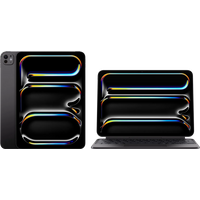 Koop Apple iPad Pro (2024) 11 inch 256GB Wifi Zwart + Apple Magic Keyboard QWERTY - 6151115045050