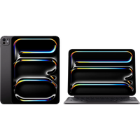 Koop Apple iPad Pro (2024) 11 inch 256GB Wifi + 5G Zwart + Apple Magic Keyboard QWERTY - 6151115046088