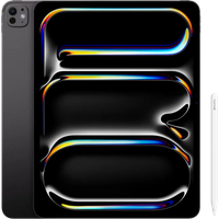 Koop Apple iPad Pro (2024) 13 inch 512 GB Wifi Zwart + Apple Pencil Pro - 6151115026035