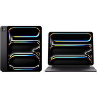 Koop Apple iPad Pro (2024) 13 inch 512GB Wifi + 5G Zwart + Apple Magic Keyboard QWERTY - 6151115075057