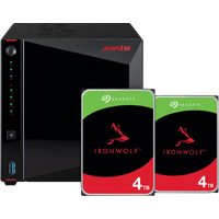 Koop ASUSTOR AS5404T + Seagate Ironwolf 8TB (2x4TB) - 6151123768743