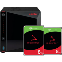 Koop ASUSTOR AS5404T + Seagate Ironwolf 16TB (2x8TB) - 6151123776786