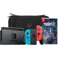 Koop Nintendo Switch Rood/Blauw + Pokémon Legends: Z-A + BlueBuilt Beschermhoes - 6151126716796