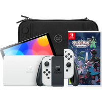 Koop Nintendo Switch OLED Wit + Pokémon Legends: Z-A + BlueBuilt Beschermhoes - 6151126724784