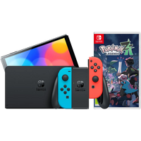 Koop Nintendo Switch OLED Blauw/Rood + Pokémon Legends: Z-A - 6151126730723