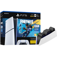 Koop PlayStation 5 Slim Digital Edition Fortnite bundel + Oplaadstation - 6151128870809