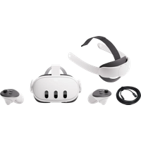 Koop Meta Quest 3 512GB + BlueBuilt PC Link Cable + Elite Strap - 6151128978956