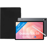Koop Samsung Galaxy Tab S11 11 inch 256GB Wifi Grijs + Book Case Zwart - 6151129897898
