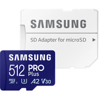 Koop Samsung MicroSDXC PRO Plus 512GB 130MB/s - 8806094780550