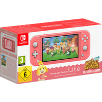 Koop Nintendo Switch Lite Animal Crossing New Horizons Editie Roze - 0045496546120