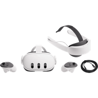 Koop Meta Quest 3 512GB + BlueBuilt PC Link Cable + Elite Strap met batterij - 6151128980928