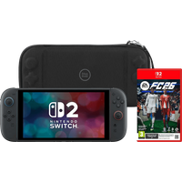 Koop Nintendo Switch 2 + EA Sports FC 26 + BlueBuilt Beschermhoes - 6151129040027